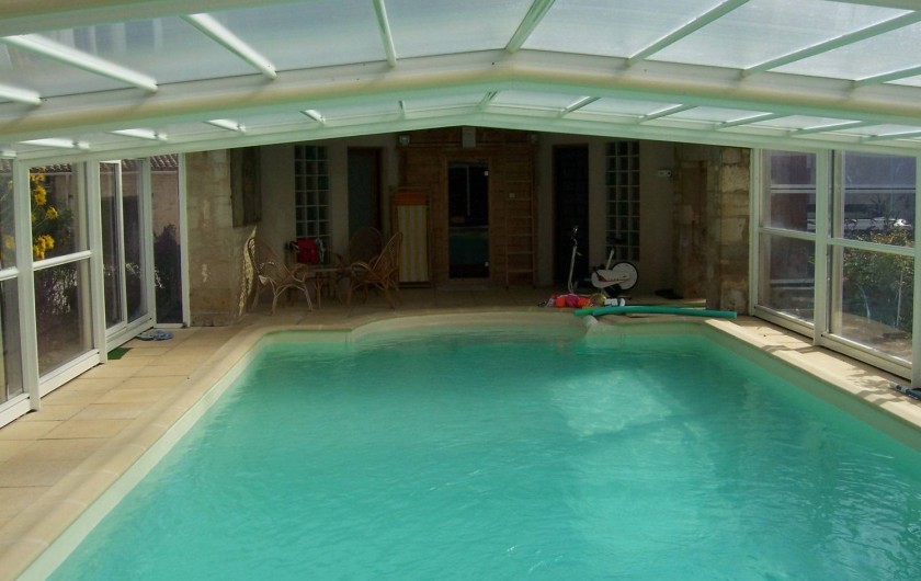 Location de vacances - Gîte à Sainte-Blandine - piscine chauffee du 1/04 au 31/10 