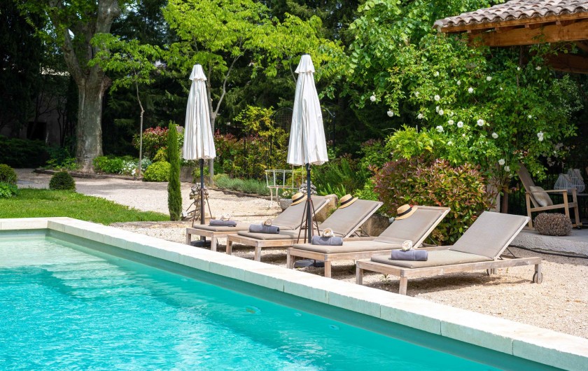 Location de vacances - Mas à Saint-Rémy-de-Provence - piscine mas des pampres