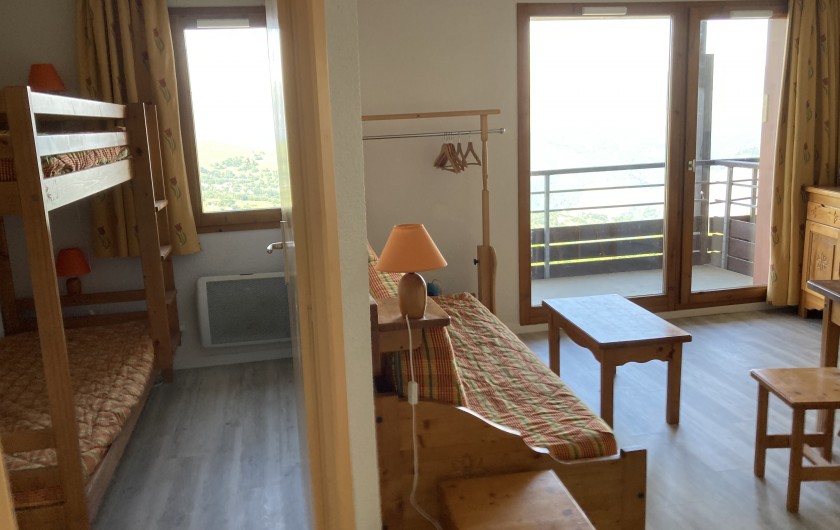 Location de vacances - Appartement à Le Corbier - Chambre 2 et séjour