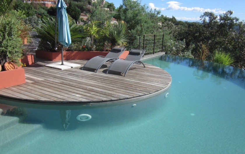 Location de vacances - Studio à Mandelieu-la-Napoule - piscine privée