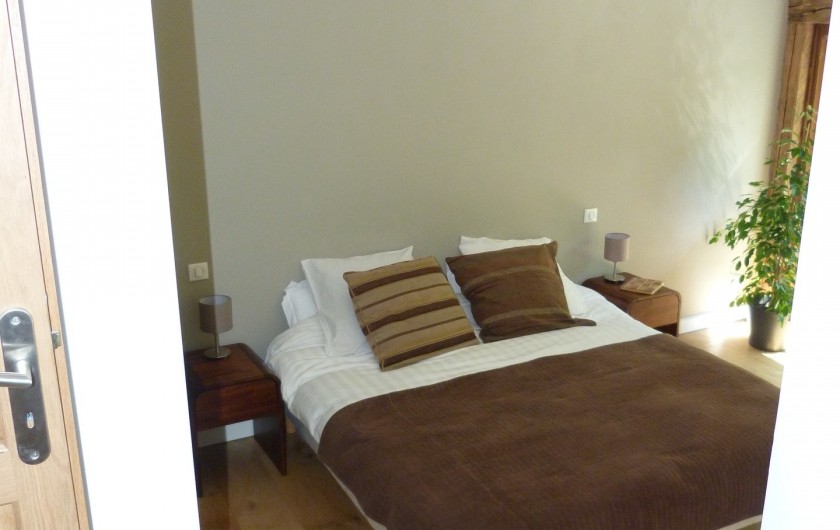 Location de vacances - Chalet à Séez - Chambre 5 - Le lit peut être divisé en 2 lits simples + 1 lit d'appoint