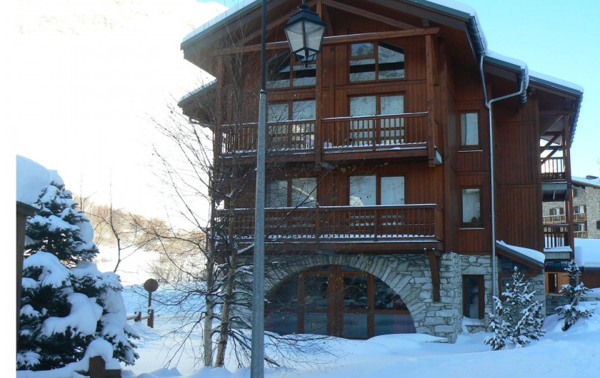 Location de vacances - Appartement à Val-d'Isère - Extérieur du Chalet
