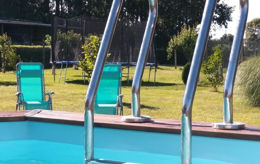 Location de vacances - Gîte à Tours-en-Vimeu - une piscine chauffée des parents