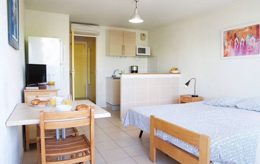 Location de vacances - Appartement à Le Grau-du-Roi - Nos studios tous équipés de kitchenette