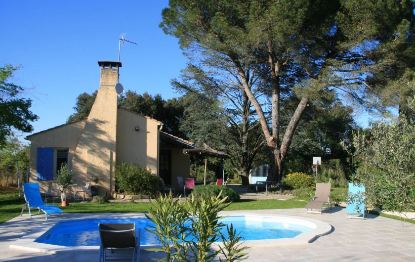 Location de vacances - Villa à Comps - Maison de Vacances avec piscine privée à Comps (Gard- France)