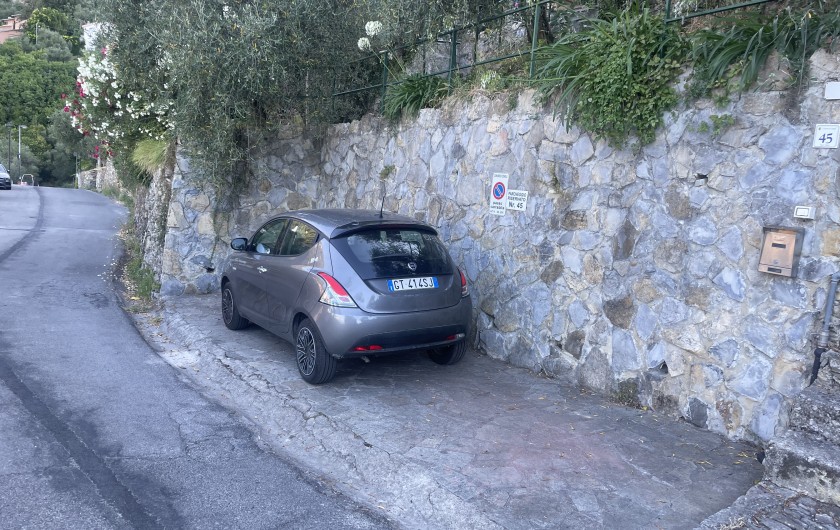 Location de vacances - Villa à Zoagli - Private parking pres de jardin