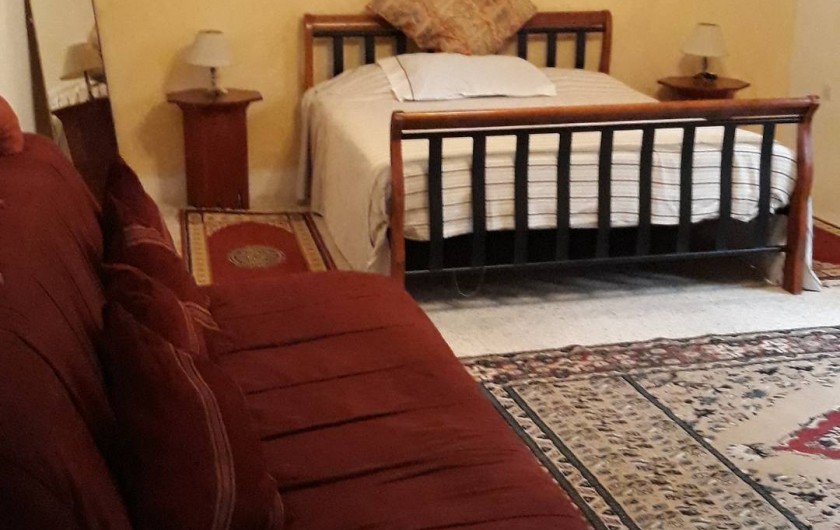 Location de vacances - Villa à Marrakech - Chambre 2 Lit 160 et clic clac 2 places