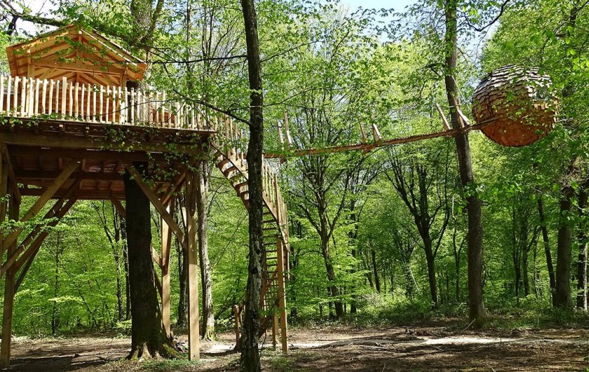 Location de vacances - Cabane dans les arbres à Joncherey
