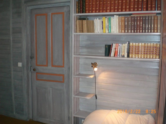Location de vacances - Villa à Carnac - Chambre, bureau avec un lit