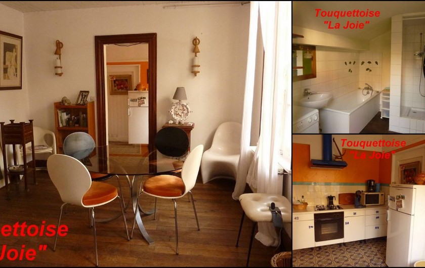 Location de vacances - Maison - Villa à Le Touquet-Paris-Plage - Maison LA JOIE- cuisine équipée, SQB : baignoire + douche / machine à laver