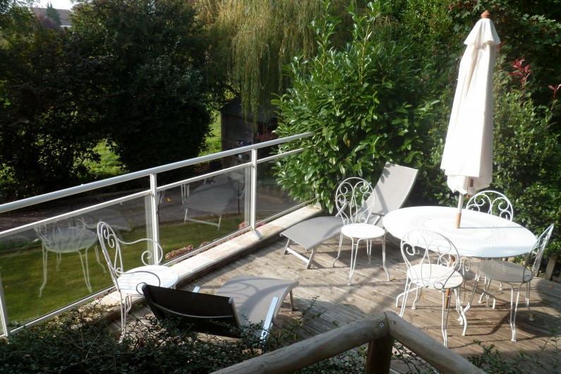 Location de vacances - Gîte à Arromanches-les-Bains - terrasse gite