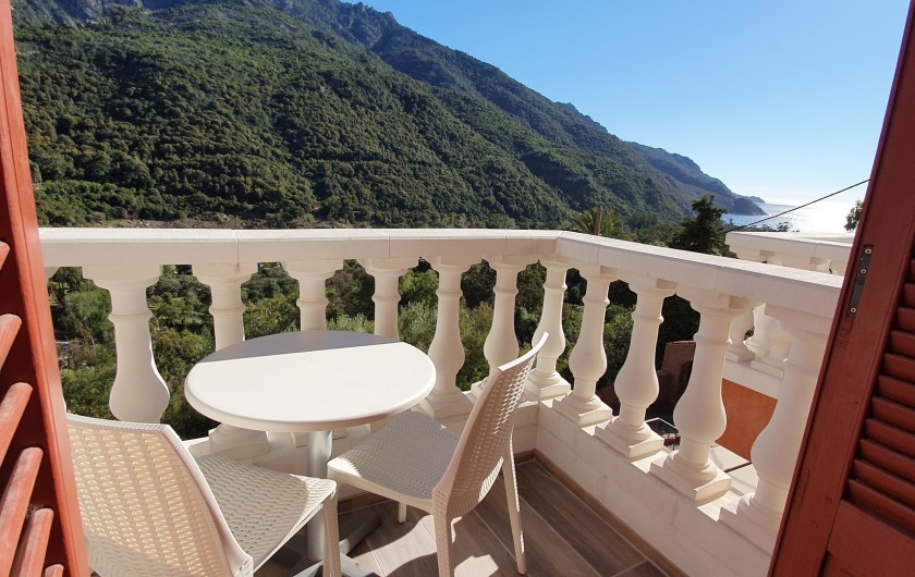 Location de vacances - Hôtel - Auberge à Porto - Vue des Balcons vers la Mer et la montagne
