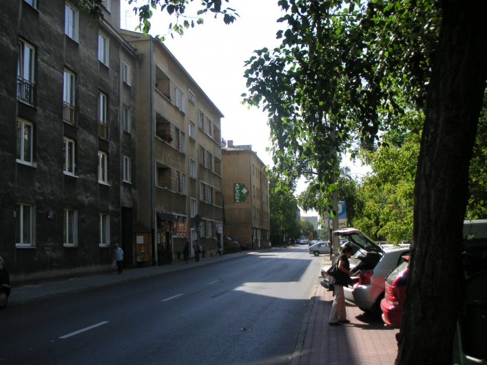 Location de vacances - Appartement à Varsovie - Rue vue opposé