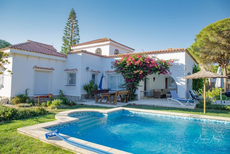 Location de vacances - Maison - Villa à San Andrés Golf - La Fuente et la piscine 10m x 5m