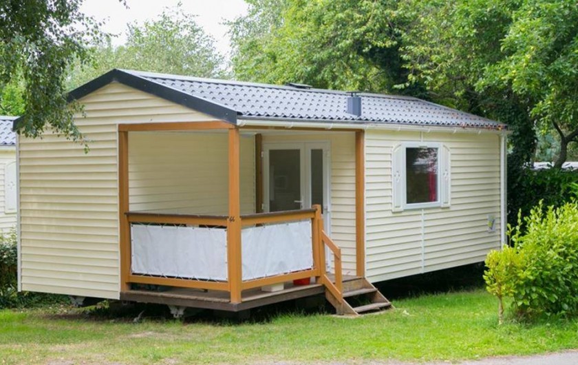 Location de vacances - Camping à Bénodet - Mobil-home avec sanitaire 24m²