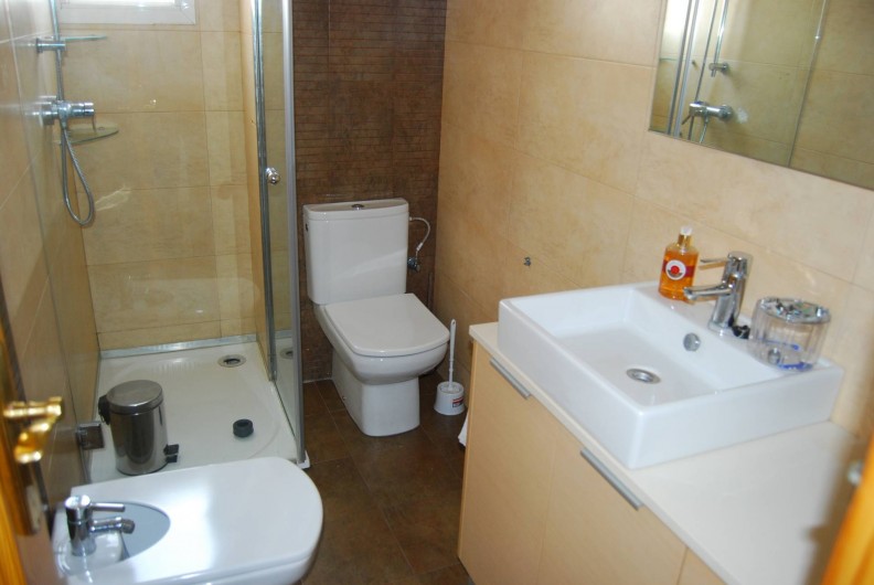 Location de vacances - Appartement à Santa Pola - Salle de douche + wc