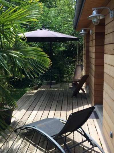 Location de vacances - Chambre d'hôtes à Mérignac - terrasse