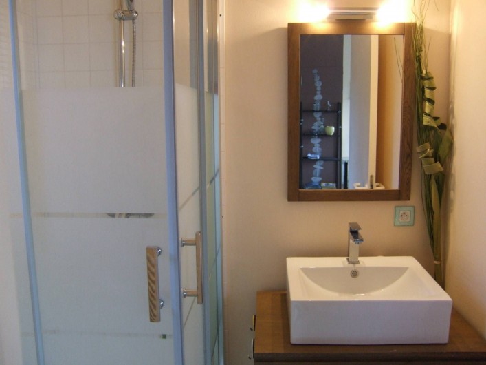 Location de vacances - Appartement à Trévou-Tréguignec - La salle d'eau