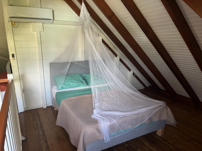 Location de vacances - Bungalow - Mobilhome à Sainte Rose - COUCHAGE MEZZANINE