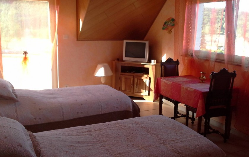 Location de vacances - Chambre d'hôtes à Saint-Pierre-Bois - Chambre magnolia