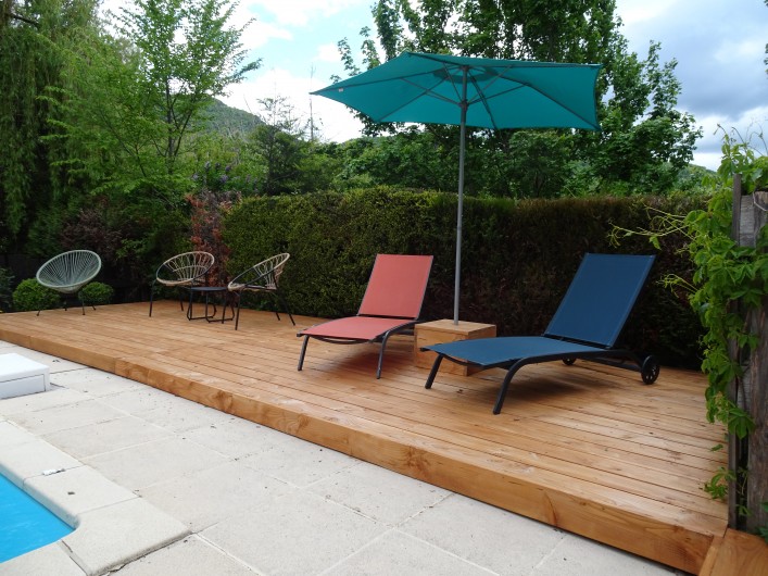 Location de vacances - Chambre d'hôtes à Venterol - Piscine