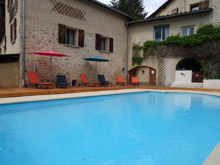 Location de vacances - Chambre d'hôtes à Venterol - Piscine en saison entre mi juin et fin septembre