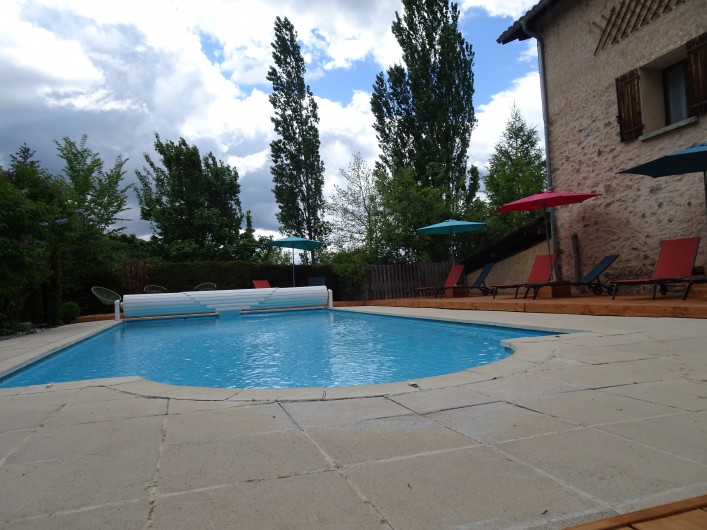 Location de vacances - Chambre d'hôtes à Venterol - Piscine