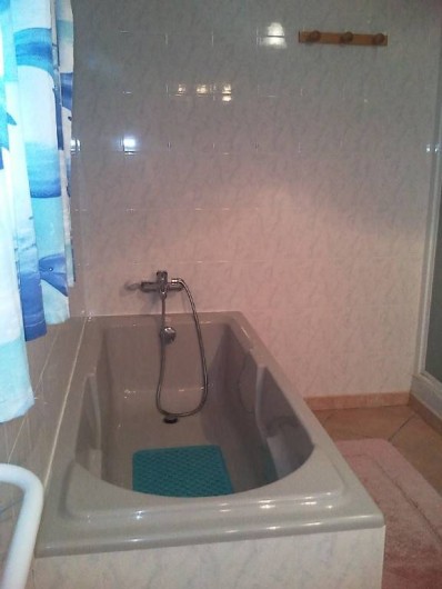 Location de vacances - Villa à Lamanon - salle de bain avec baignoire