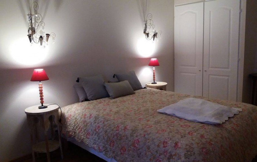 Location de vacances - Maison - Villa à Cheval-Blanc - Possibilité de séparer le lit de 160 en deux lits de 80.