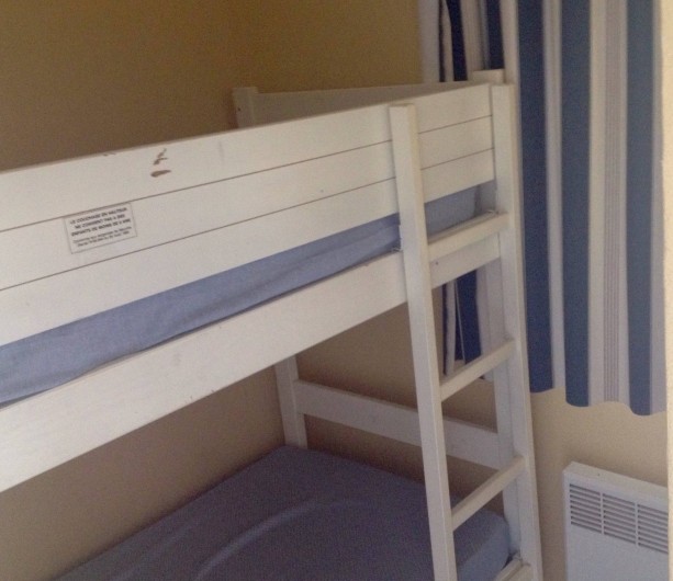 Location de vacances - Appartement à Agay - Chambre enfant  2 lits superposés... avec fenêtre... Calme!!!