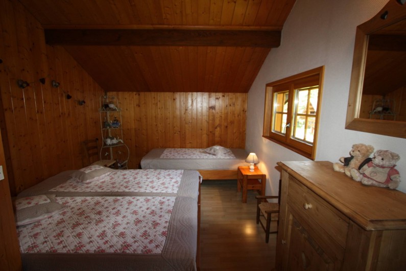 Location de vacances - Chalet à Xonrupt-Longemer - Chambre à 4 lits simples