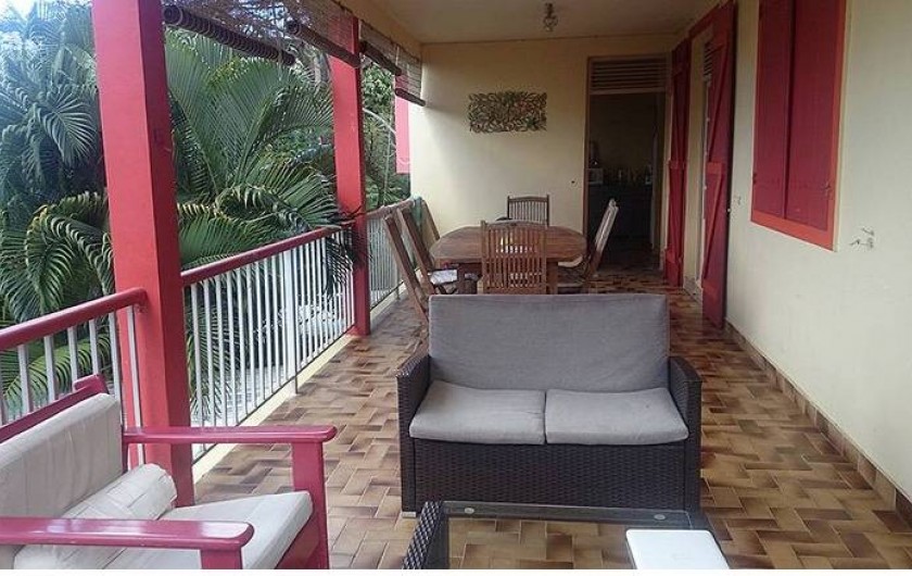 Location de vacances - Appartement à Deshaies - Terrasse MONTANA ( 4 à 9 personnes)