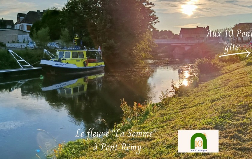Location de vacances - Gîte à Pont-Remy - Aux 10 Ponts gîte près du fleuve La Somme, du chemin du halage