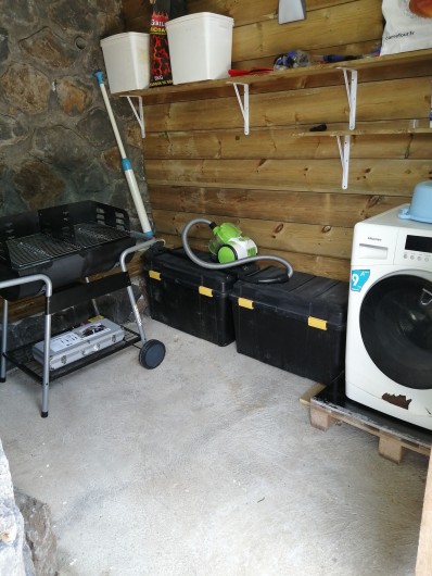 Location de vacances - Chalet à Saint-Leu - Coin barbecue machine à laver