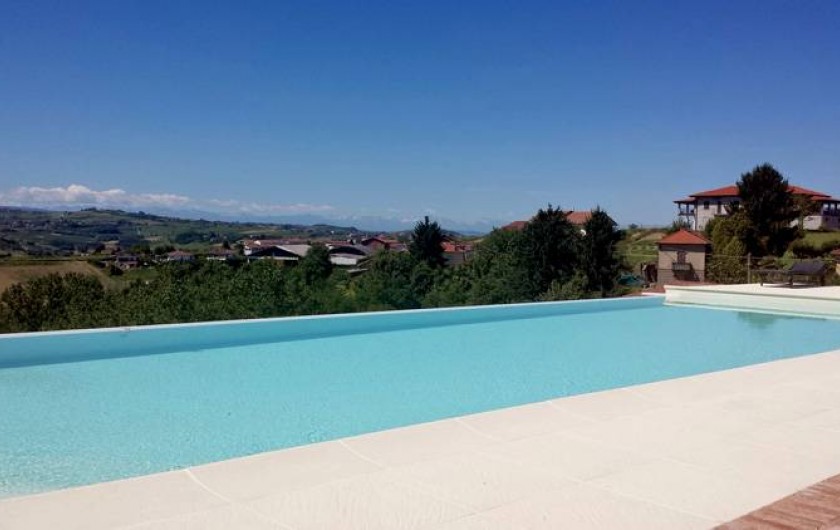 Location de vacances - Chambre d'hôtes à Vigliano d'Asti - La piscine "infinity"