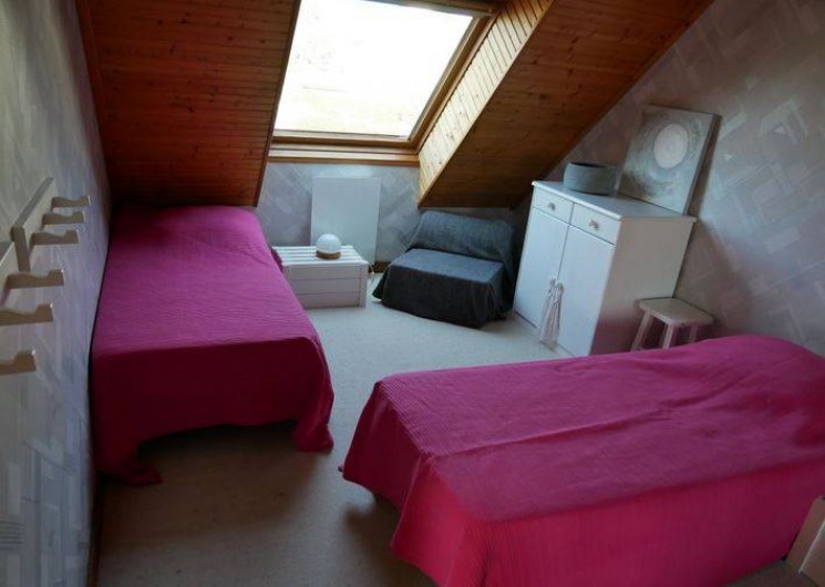 Location de vacances - Maison - Villa à Erquy - Chambre haut (2 lits simples 80)