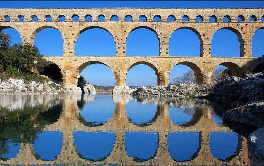 Location de vacances - Villa à Villevieille - Le pont du Gard