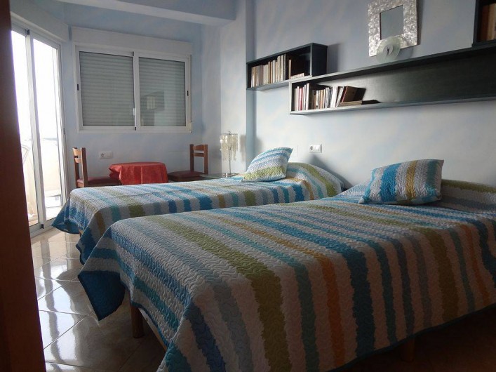 Location de vacances - Appartement à Cullera - chambres 2 lits individuels  13 eme