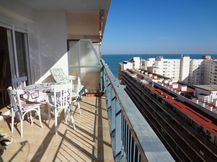 Location de vacances - Appartement à Cullera - 13 eme etage , terrasse  appartement de 2 chambres pour 2 a 7 personnes
