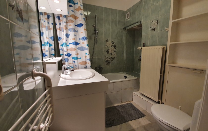 Location de vacances - Appartement à La Panne - Salle de bain avec WC