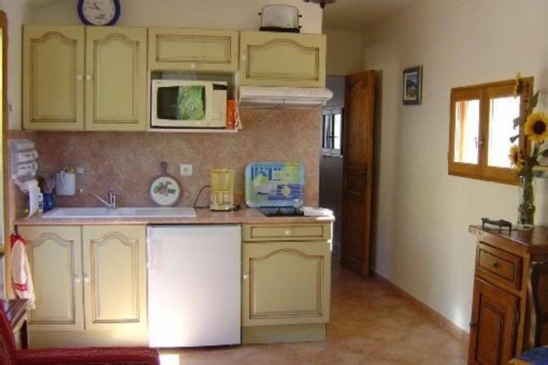 Location de vacances - Appartement à Esparron-de-Verdon - Location N1  cuisine américaine  avec lave vaisselle