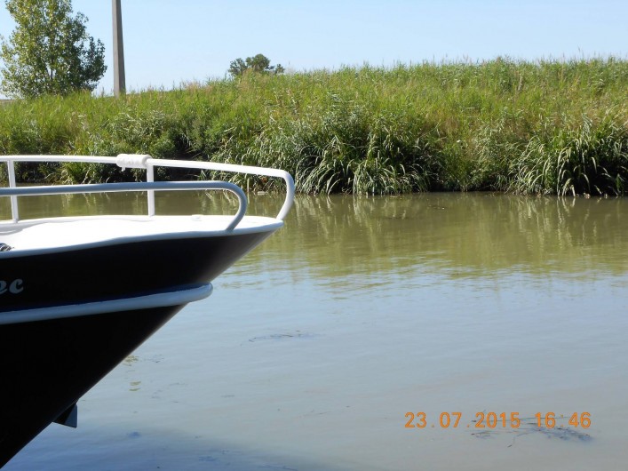 Location de vacances - Maison - Villa à Portiragnes Plage - Une balade en bateau sur le canal du midi !