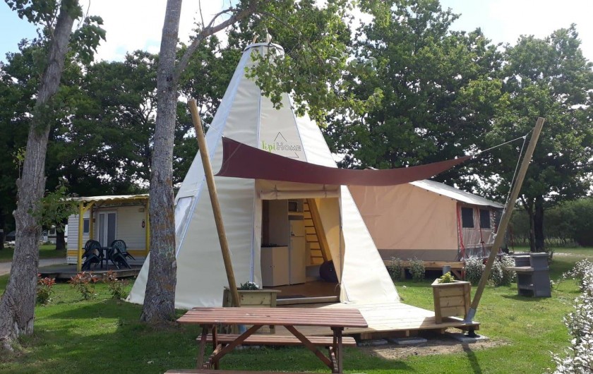 Location de vacances - Camping à Sallertaine - Tipi