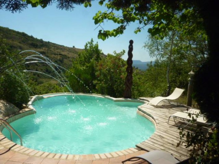 Location de vacances - Gîte à Saint-Privat - piscine pour les vacancies de nos 3 gites  (juin-september)
