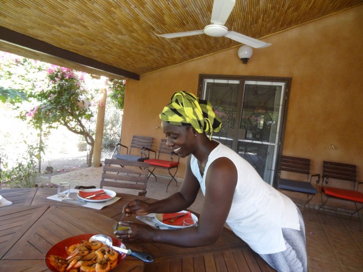 Location de vacances - Maison - Villa à Nianing - Clotilde et ses fameuses spécialités sénégalaises!