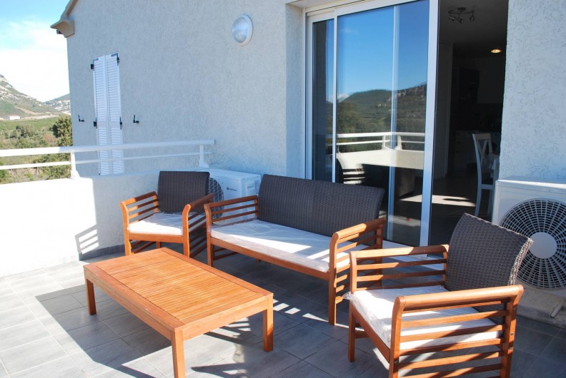 Location de vacances - Appartement à Oletta - la terrasse