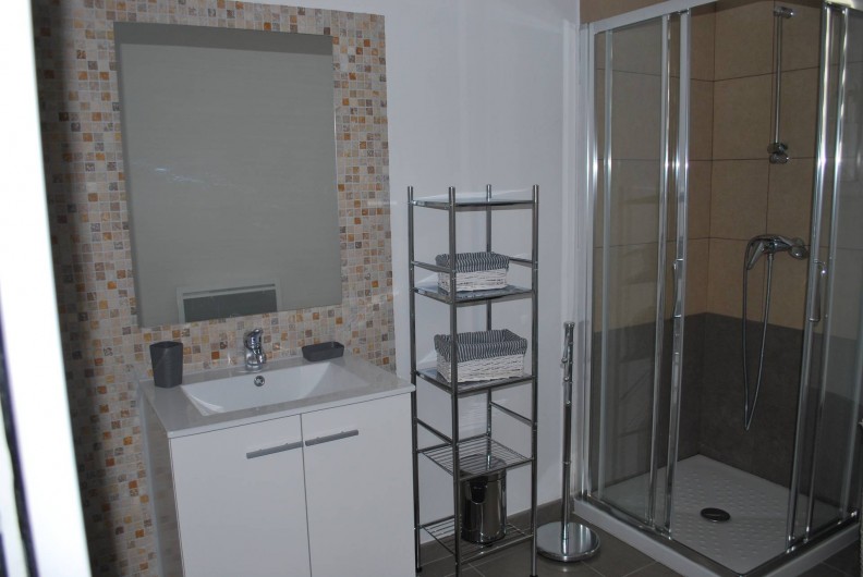 Location de vacances - Appartement à Oletta - la salle d'eau