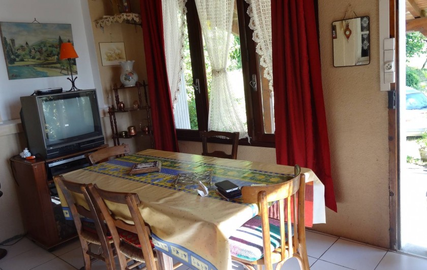 Location de vacances - Maison - Villa à Teyssieu - Véranda/salle à manger