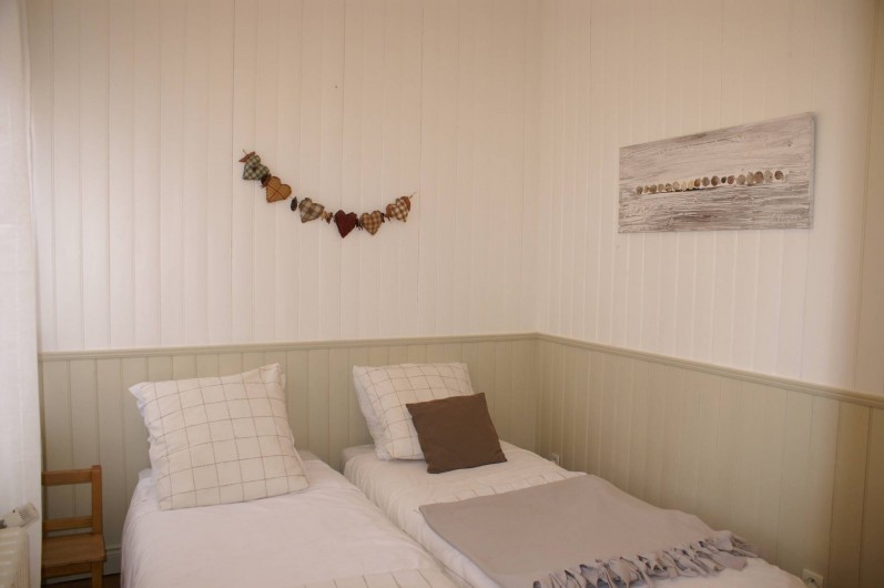 Location de vacances - Appartement à Le Touquet-Paris-Plage - Chambre enfants 2 lits séparés ou jumelables au choix.