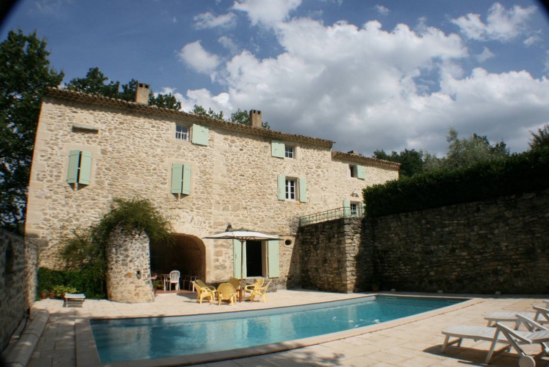Location de vacances - Mas à Chantemerle-lès-Grignan - piscine
